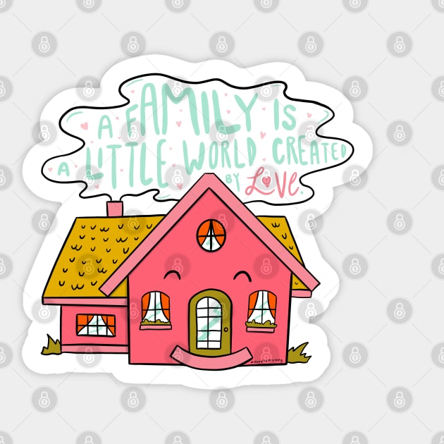 A Family Sticker by Doodle by Meg